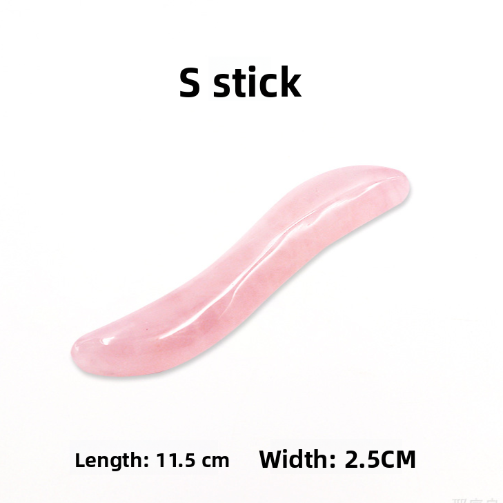 Rose Quartz Gua Sha Massage Stones