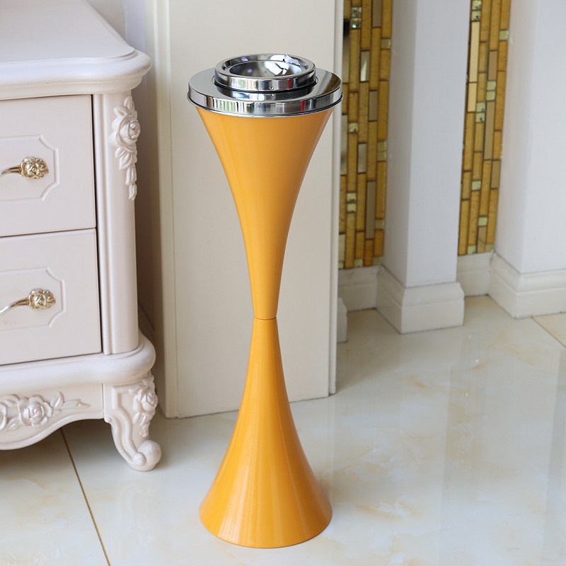 Floor-Standing Ashtray with Removable Insert
