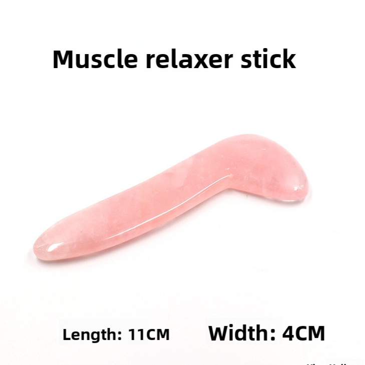 Rose Quartz Gua Sha Massage Stones