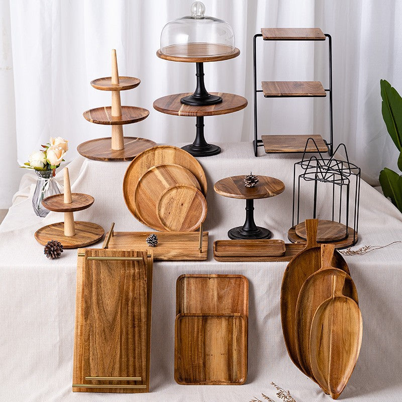 Acacia Wood Display Tray