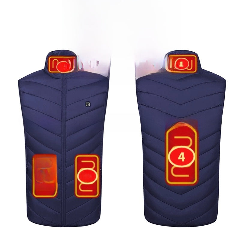 Unisex USB Heated Vest — Multiple Heating-Zone Options