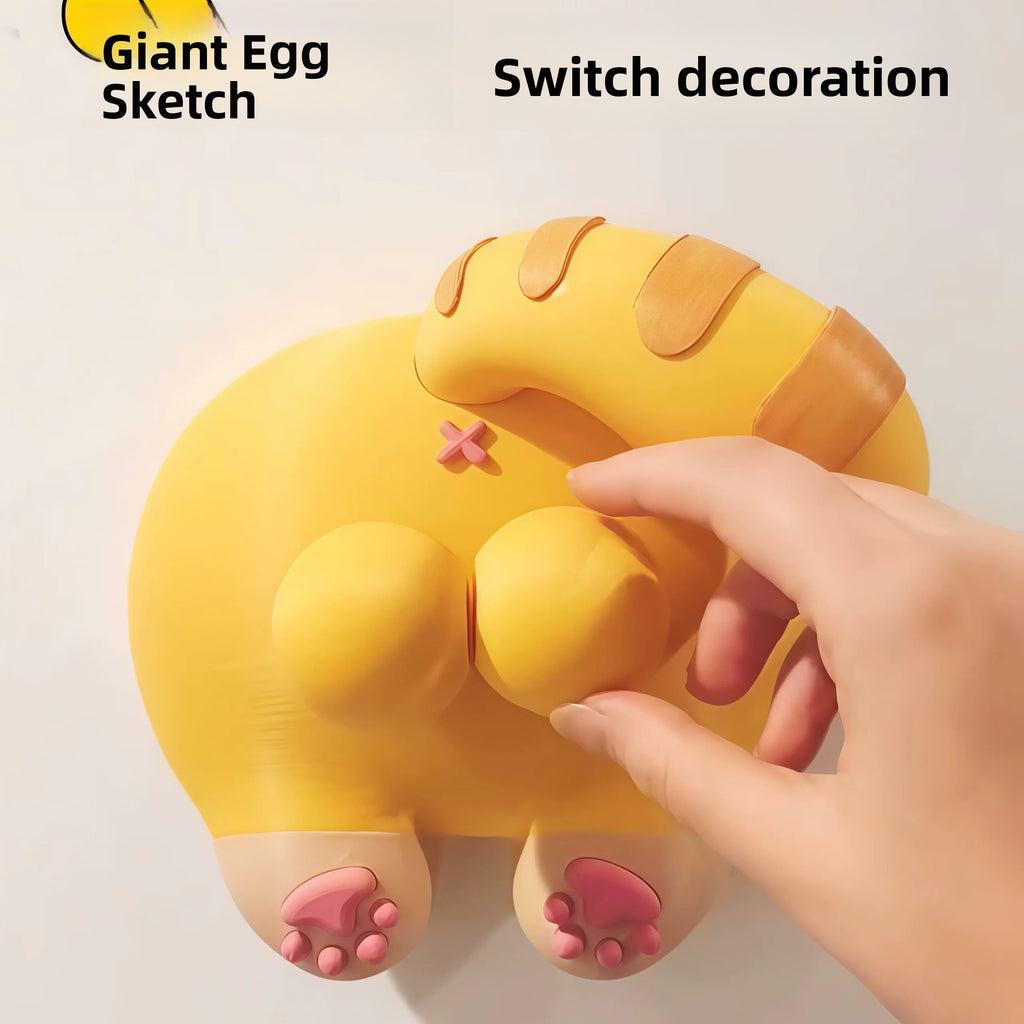Creative Cat Butt Switch Panel