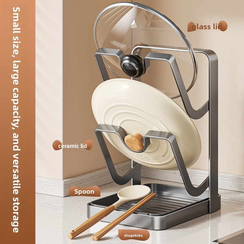 Kitchen Pot Lid & Cutting Board Organizer