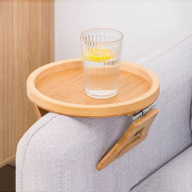 Foldable Wood Sofa Tray
