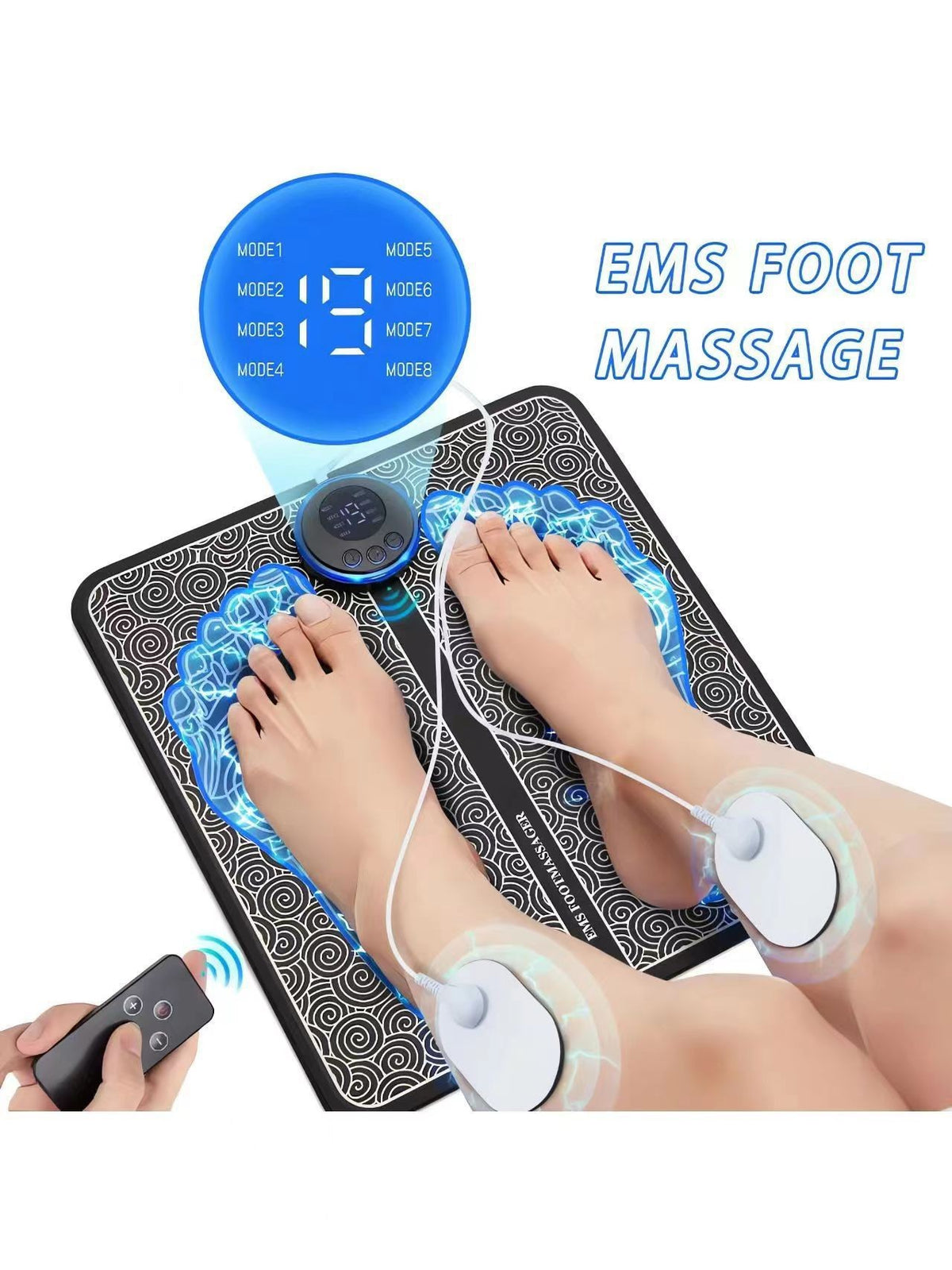 EMS Foot Massager Mat with Remote