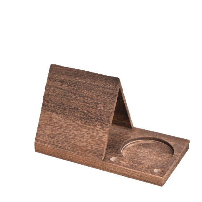 Wooden Triangular Book Holder