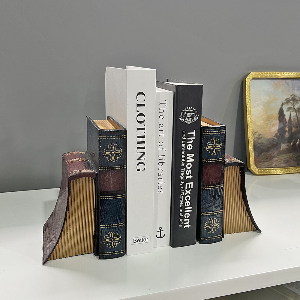 Vintage-Style Wooden Book Holder