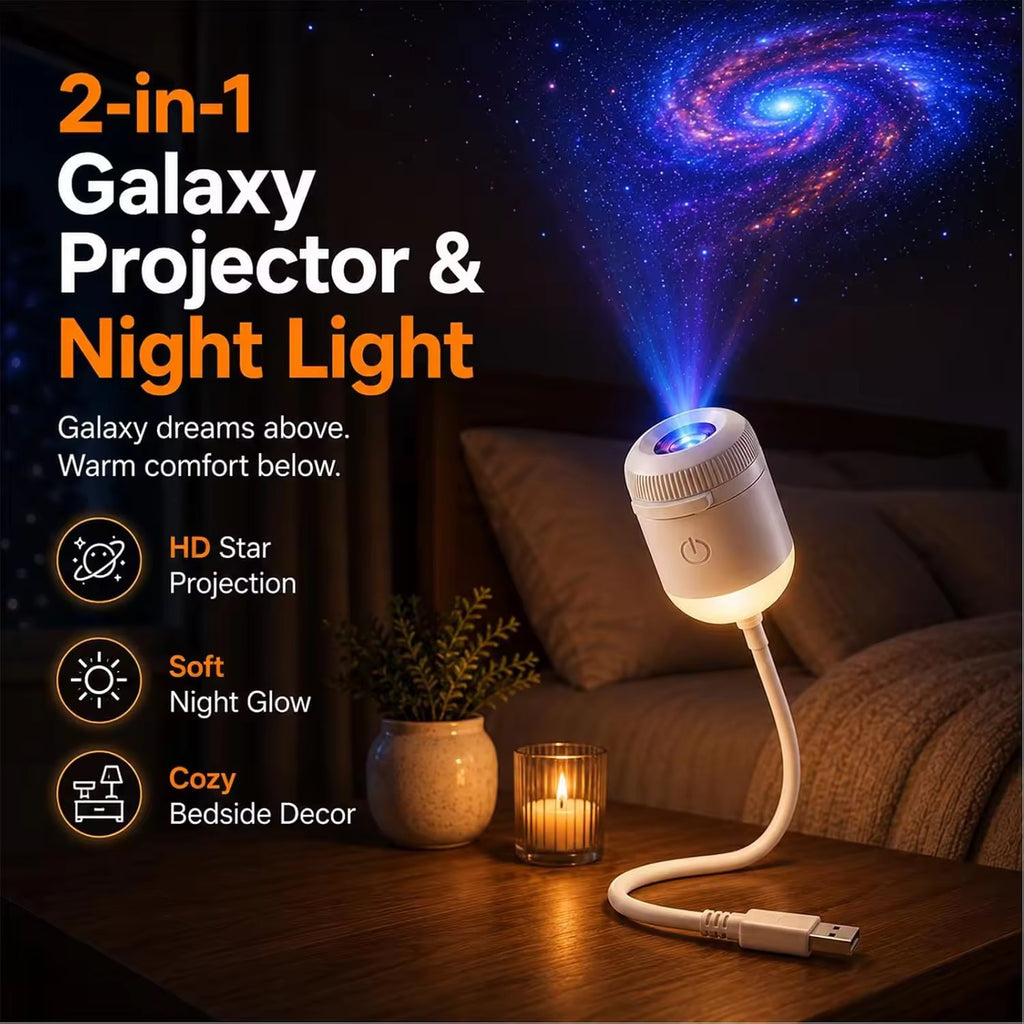 USB Star Projection Night Light - product image 1