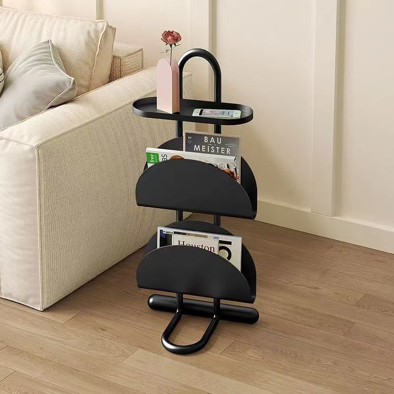 Compact Side Table with Storage