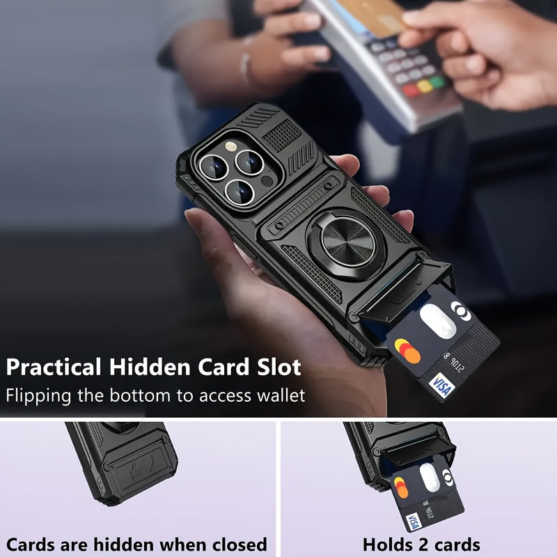 Magnetic Card Holder Phone Case for iPhone