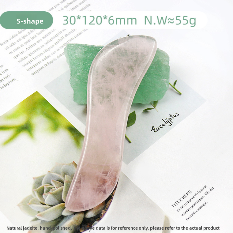 Pink Crystal Gua Sha Massage Tool