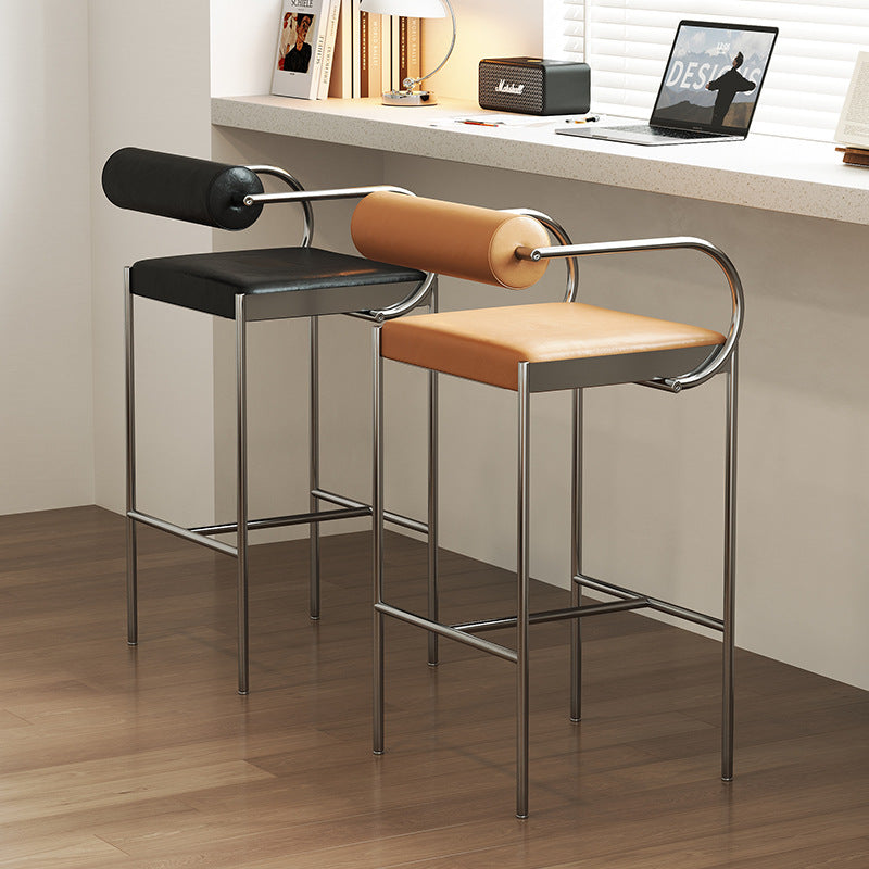 Nordic Designer Bar Chair with Backrest