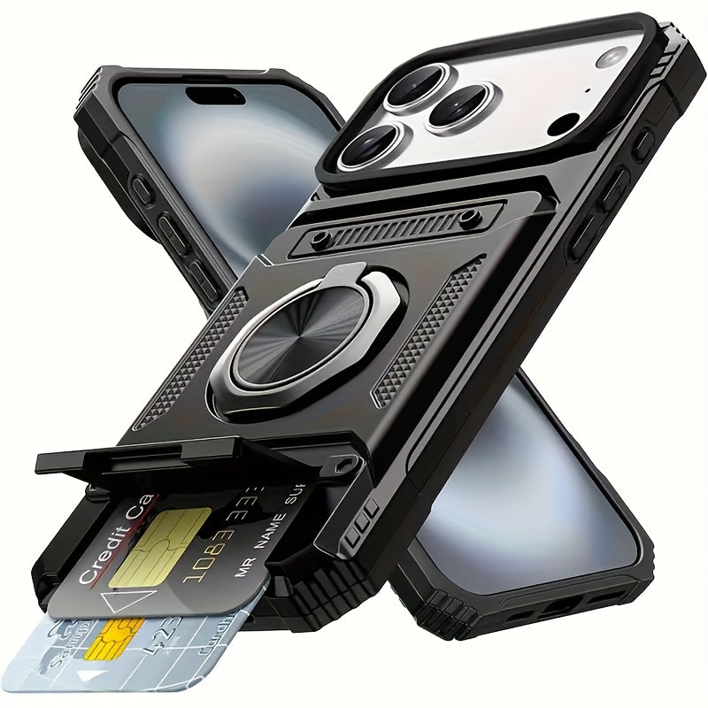 Magnetic Card Holder Phone Case for iPhone