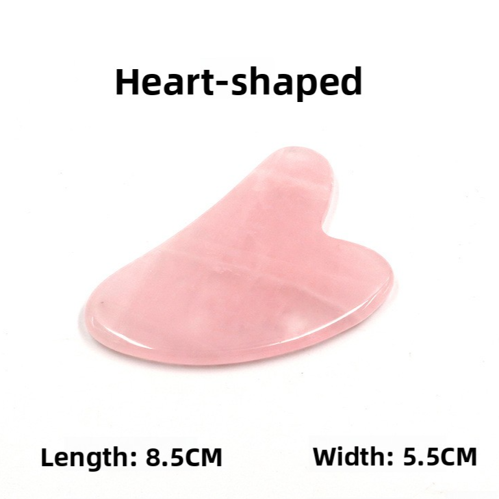 Rose Quartz Gua Sha Massage Stones