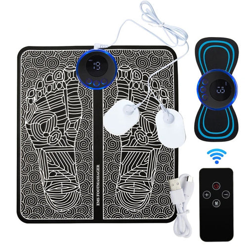 EMS Foot Massager Mat with Remote