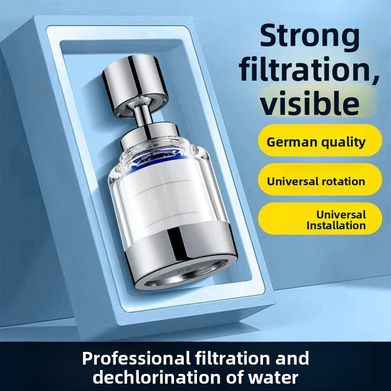 Faucet Extension & Splash-Control Filter