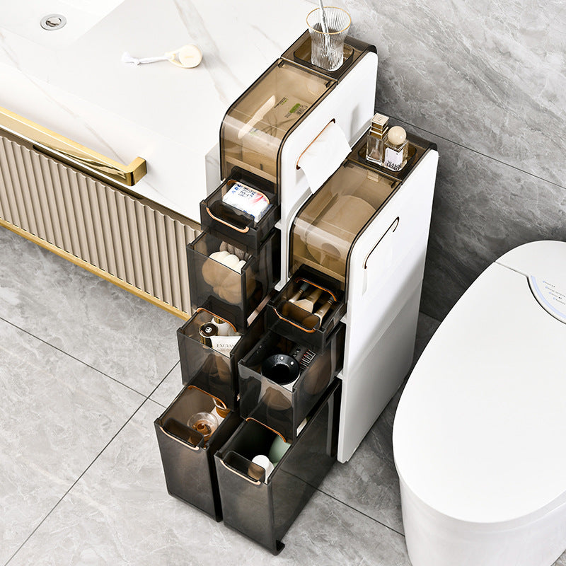 Slim Rolling Storage Cabinet