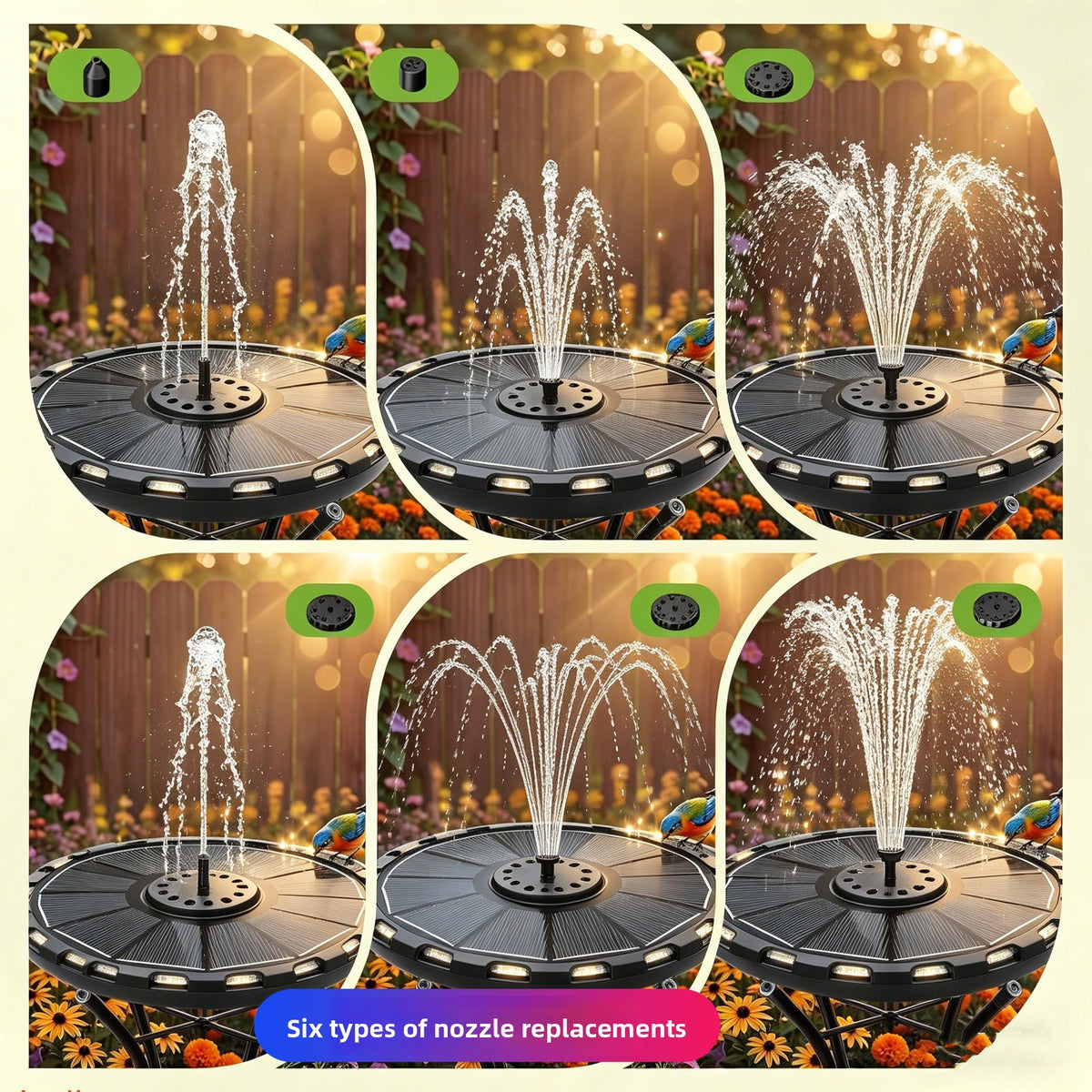 Solar Floating Fountain