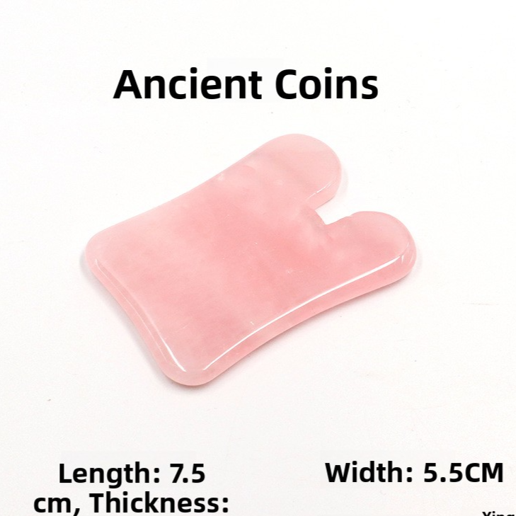 Rose Quartz Gua Sha Massage Stones