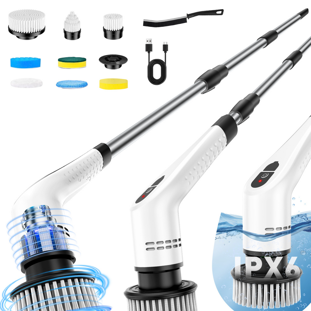 Multifunctional Electric Cleaning Brush