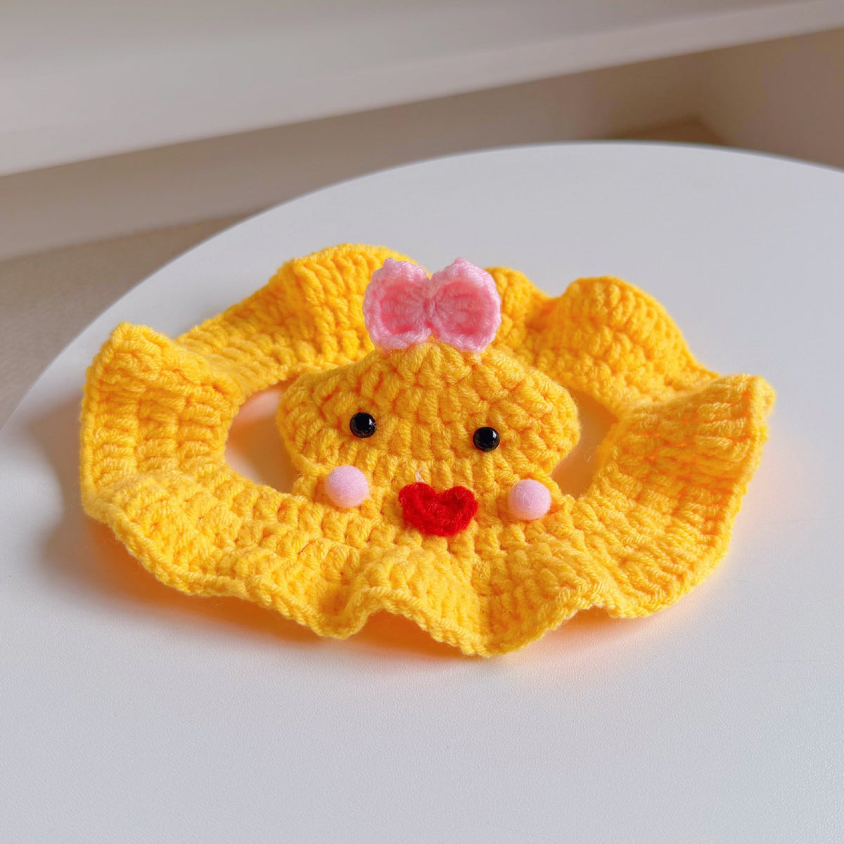 Crochet Pet Hat & Collar Costume Set - image 78