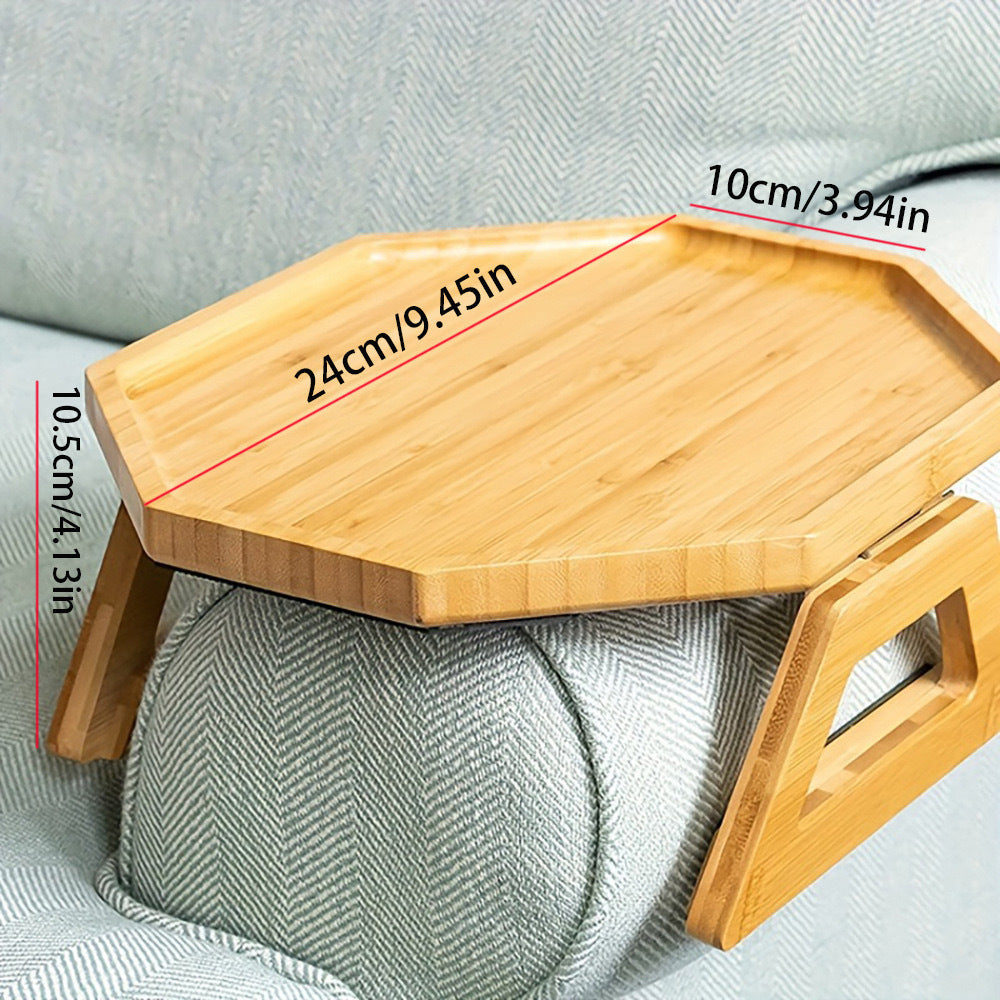 Foldable Wood Sofa Tray