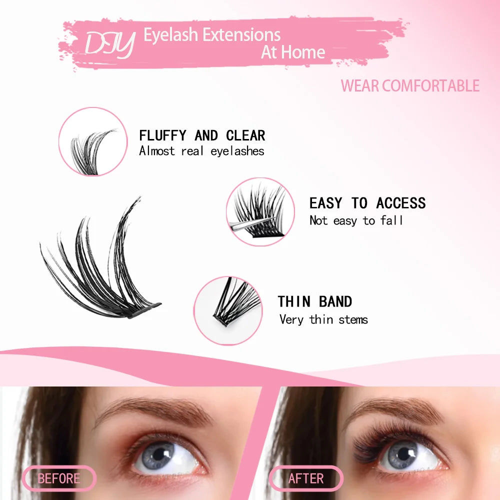 3D Cluster Lash Kit, 190 Pieces - product image 3