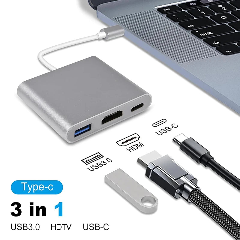 3-in-1 USB-C Hub Adapter - product image 3