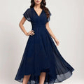 Women's Chiffon V-Neck Maxi Dress - product image 1