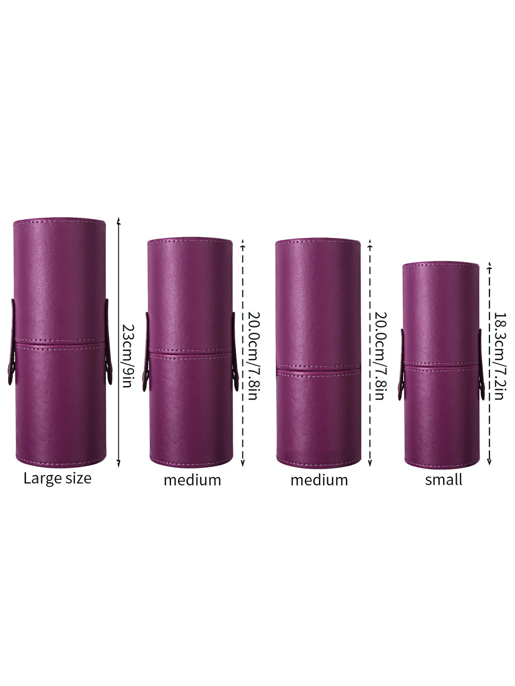 PU Leather Makeup Brush Holder - product image 6