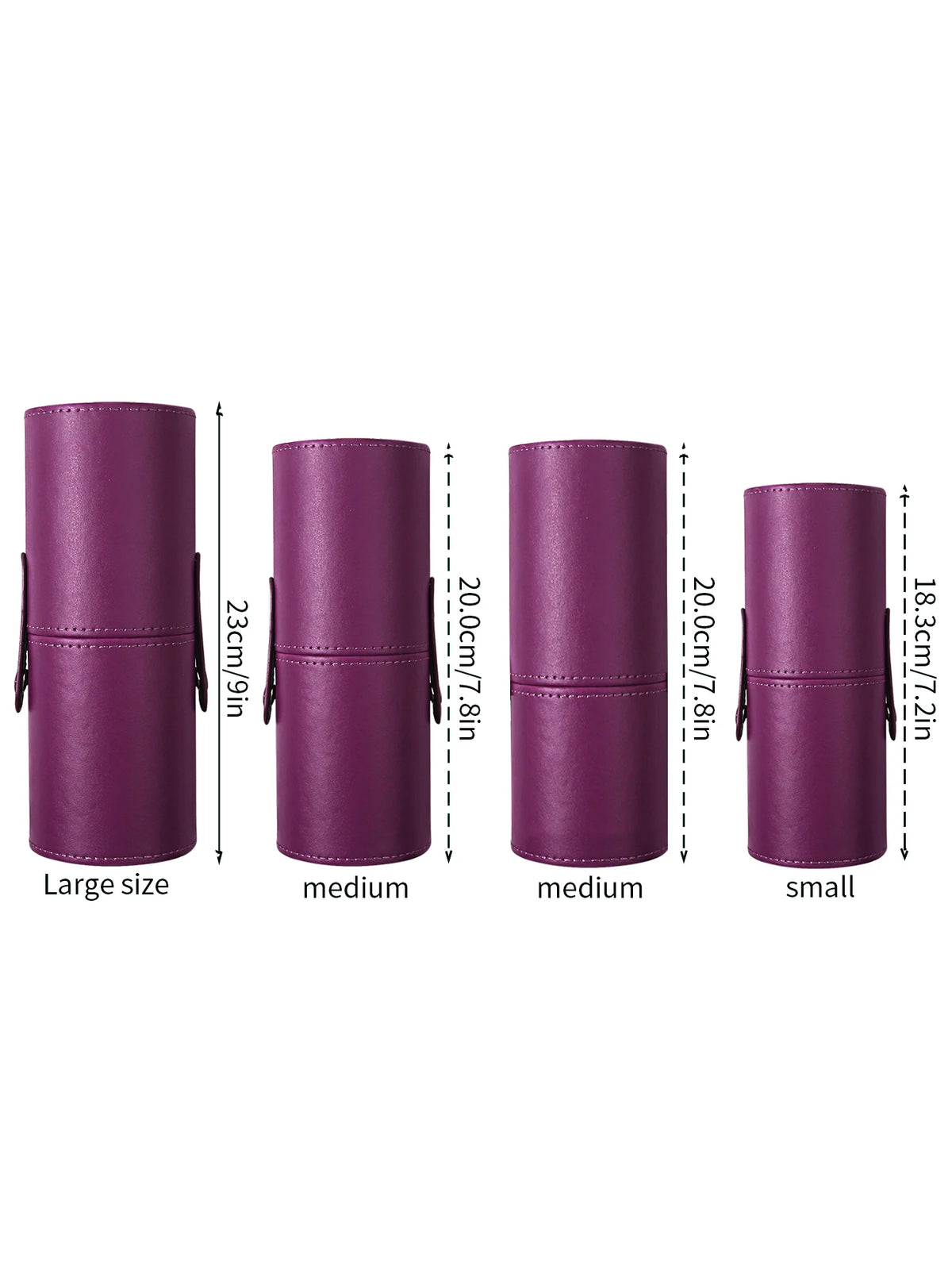 PU Leather Makeup Brush Holder - product image 6