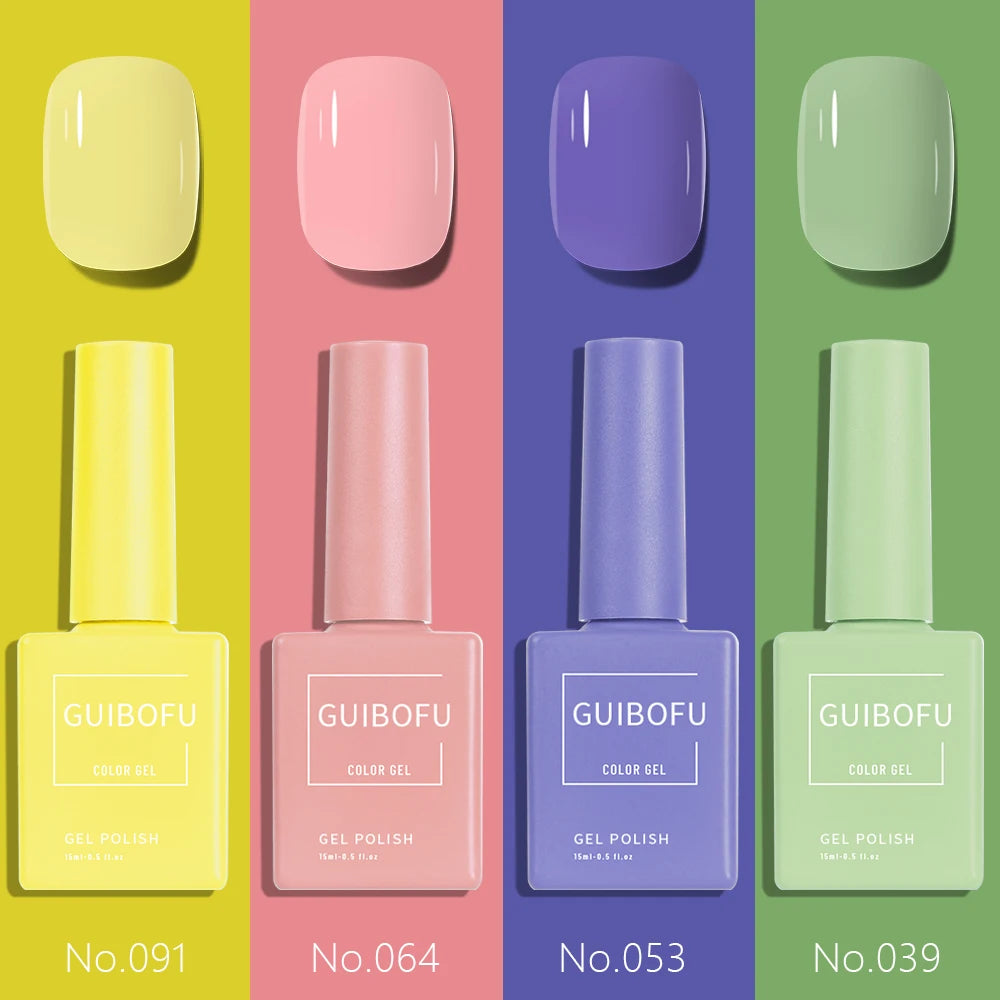 Glitter Gel Nail Polish Set, 4 Pieces - product image 2