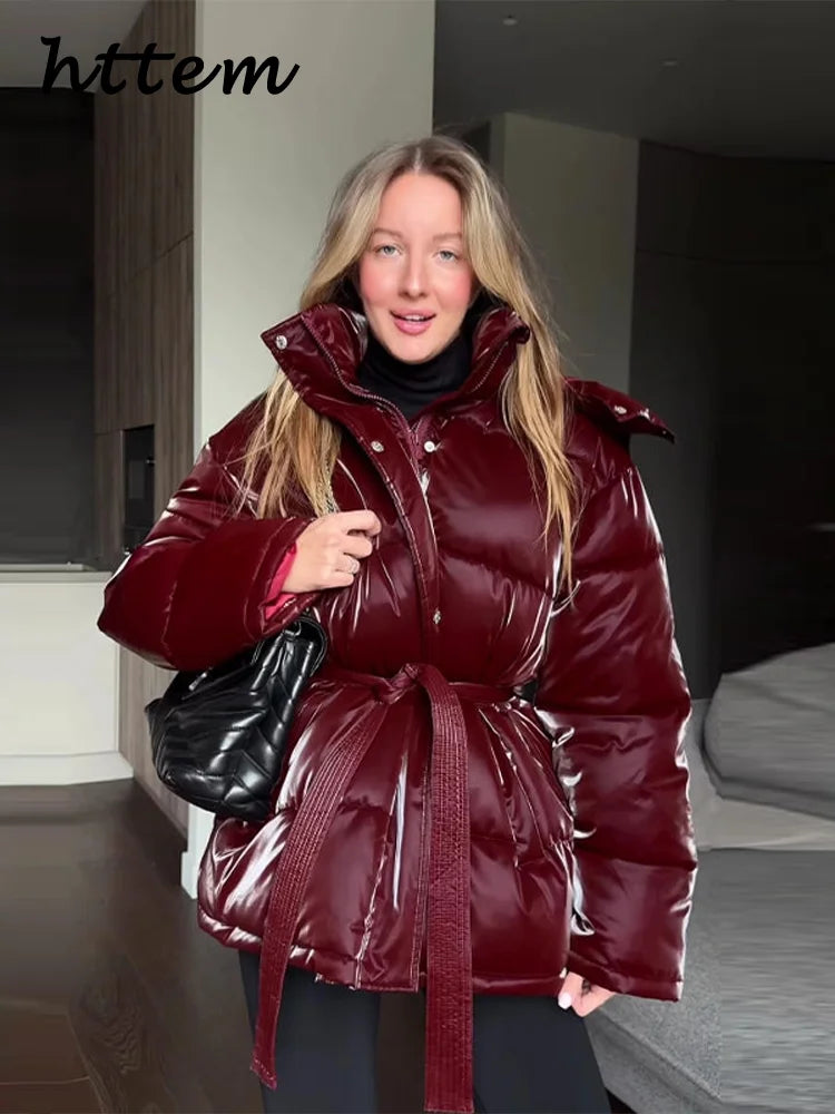 Women's Reflective Hooded Padded Jacket - product image 7