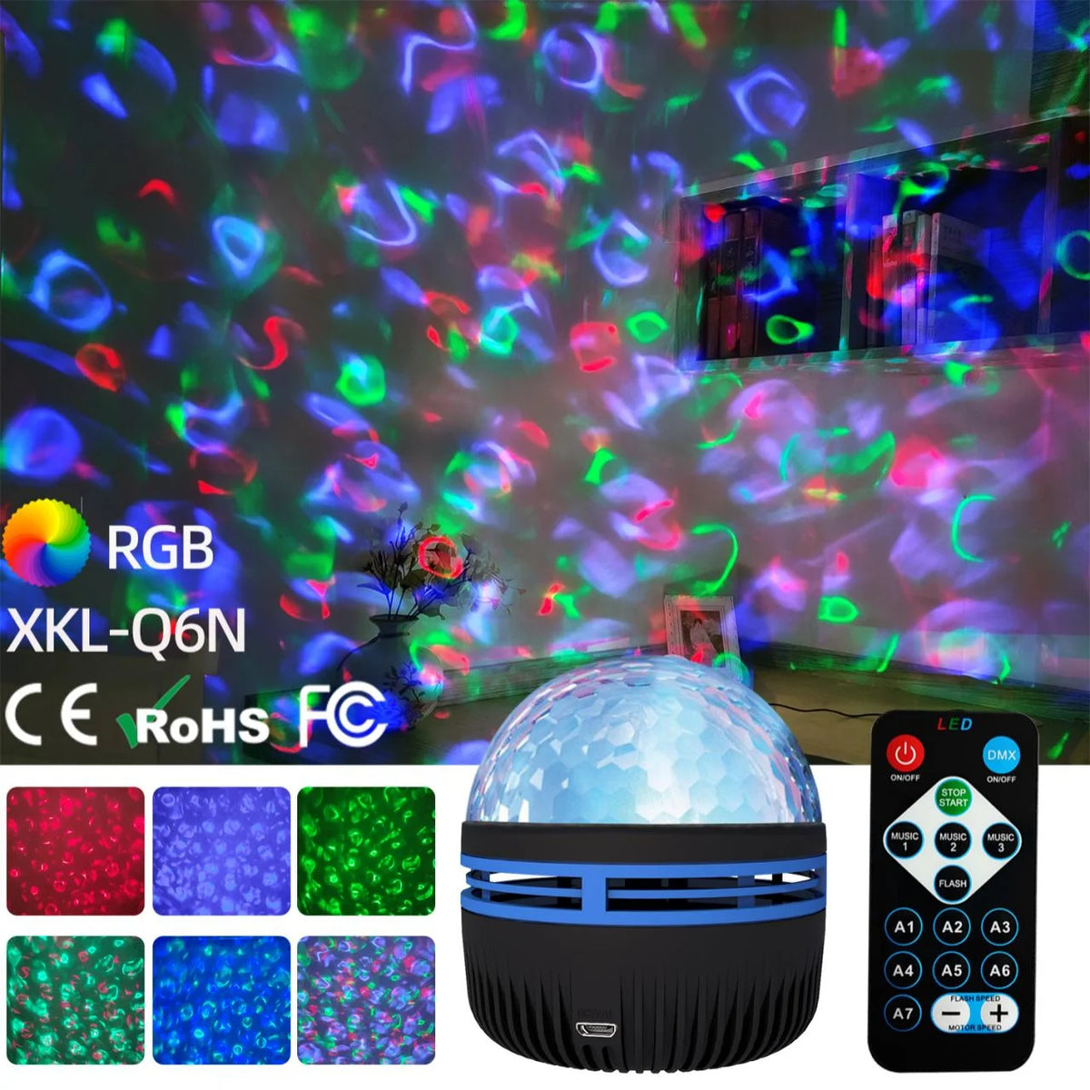 LED Aurora & Starry Sky Projector