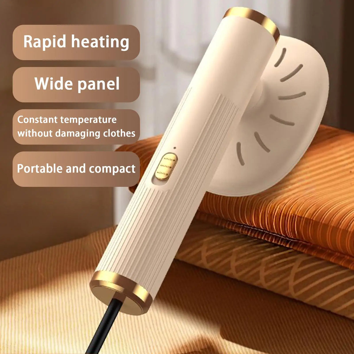 Portable 2-in-1 Clothes Steamer and Iron - product view 4