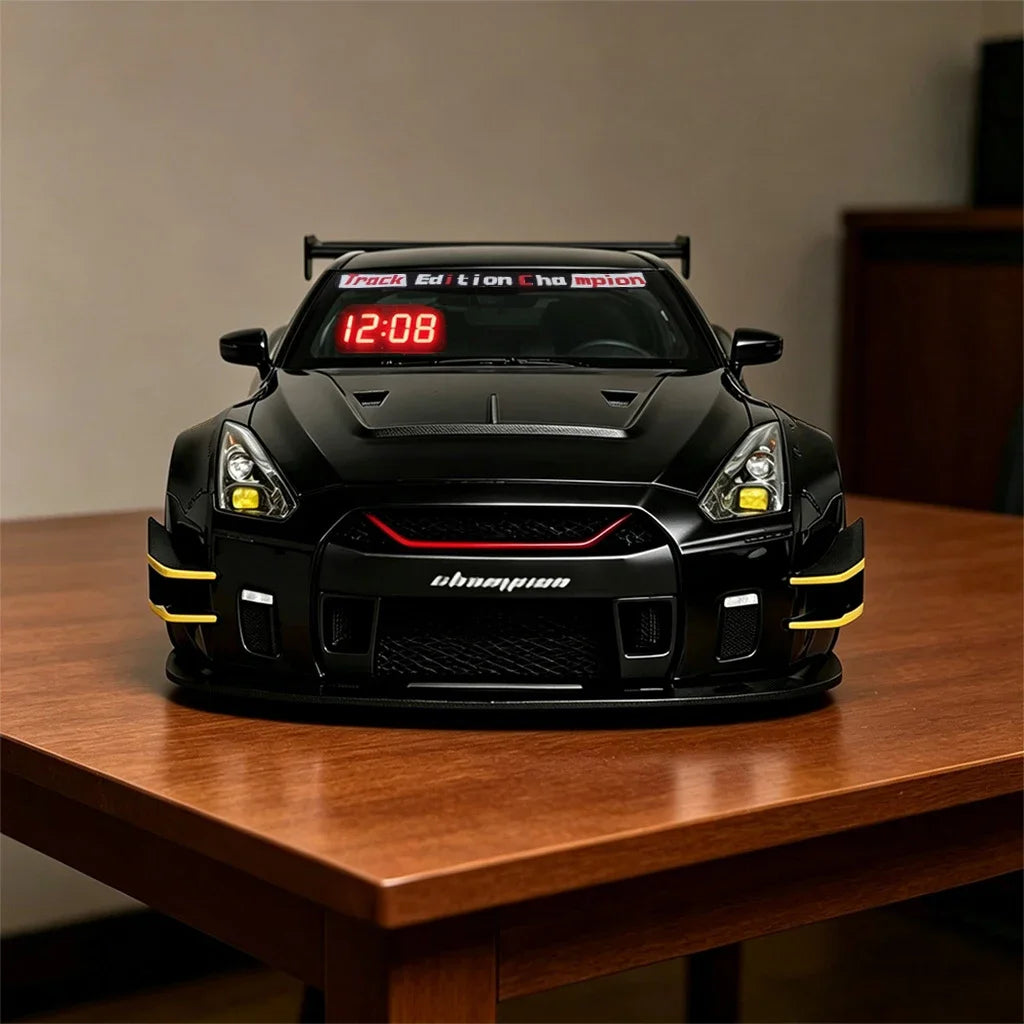 Sports Car Alarm Clock with Engine Sound and Mist Effect