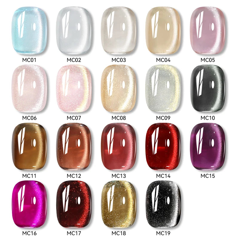 LILYCUTE Gold Coffee Cat-Eye Gel Nail Polish, 7 ml - product image 6