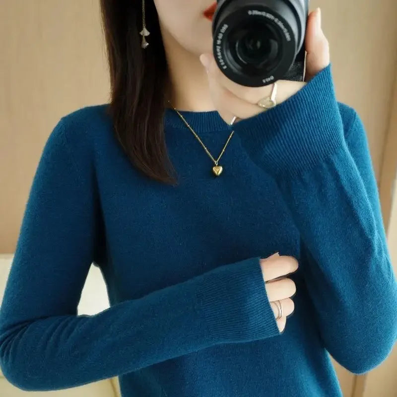 Women's Long-Sleeve Knit Sweater - product image 10