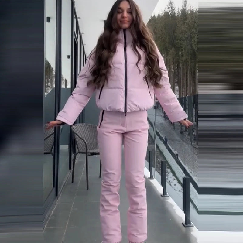 Women's Hooded Ski Jacket & Pants Set - product image 1