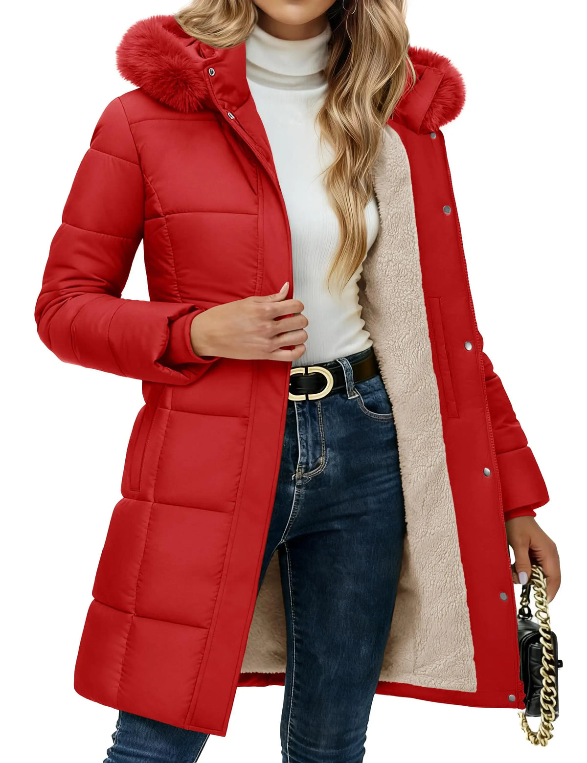 TACVASEN Women's Sherpa-Lined Winter Coat - product image 8