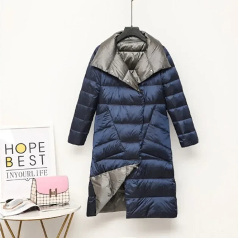 Women's Turtleneck Long Down Coat - product image 4