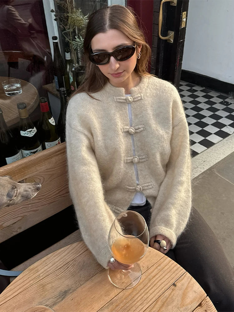 Women's Solid Knit Cardigan - product image 4