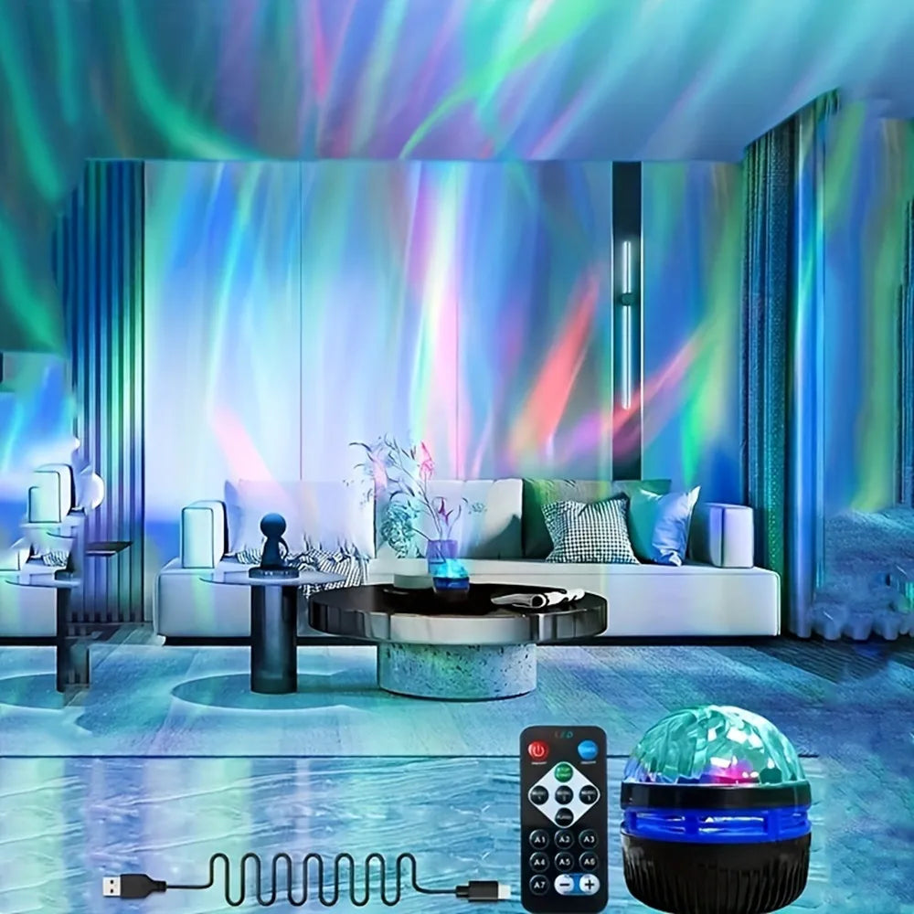 LED Aurora & Starry Sky Projector