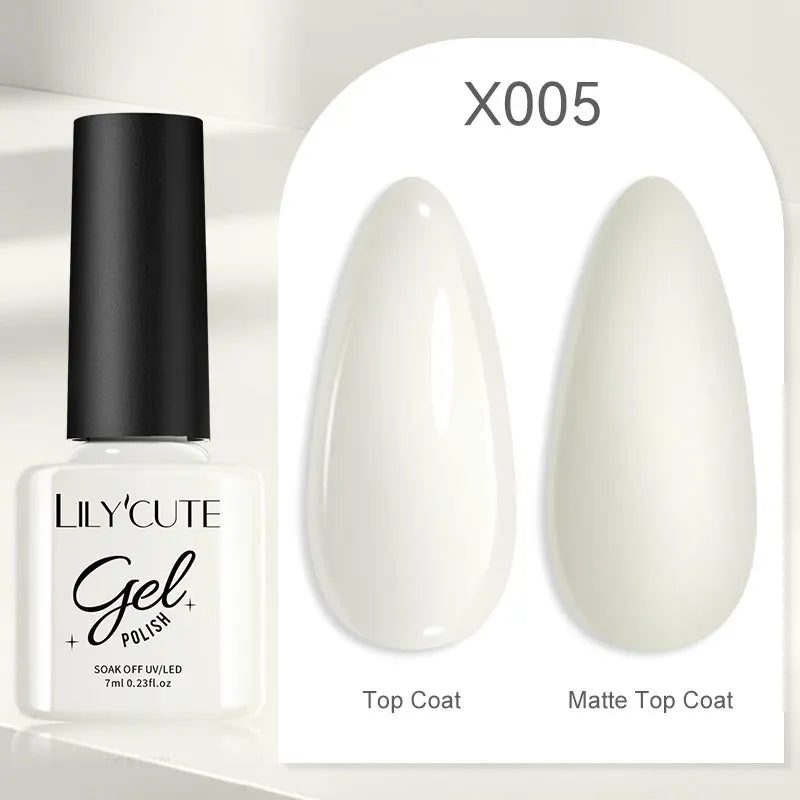 Ojă semipermanentă LILYCUTE Gold Coffee Cat-Eye, 7 ml