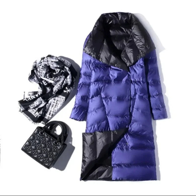 Women's Turtleneck Long Down Coat - product image 5