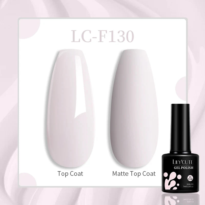 Lac de unghii cu gel LILYCUTE, sclipici roșu închis, 7 ml