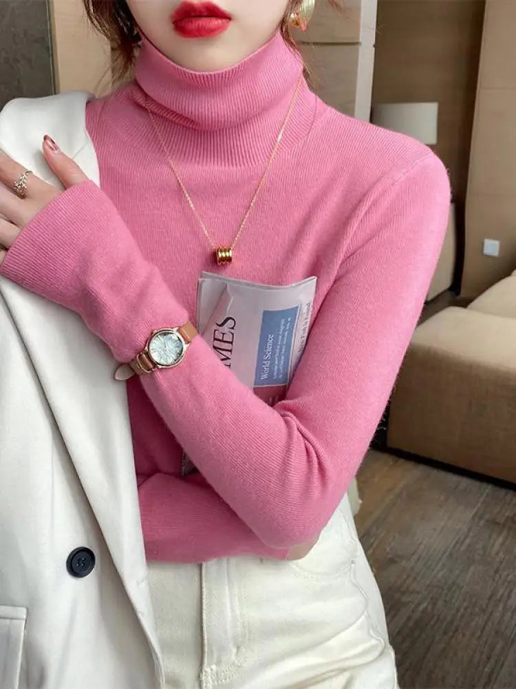 Women's Slim Turtleneck Sweater - product image 11