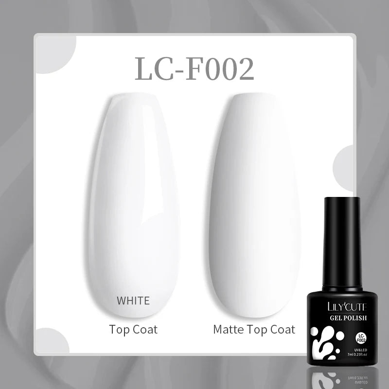 Lac de unghii cu gel LILYCUTE, sclipici roșu închis, 7 ml