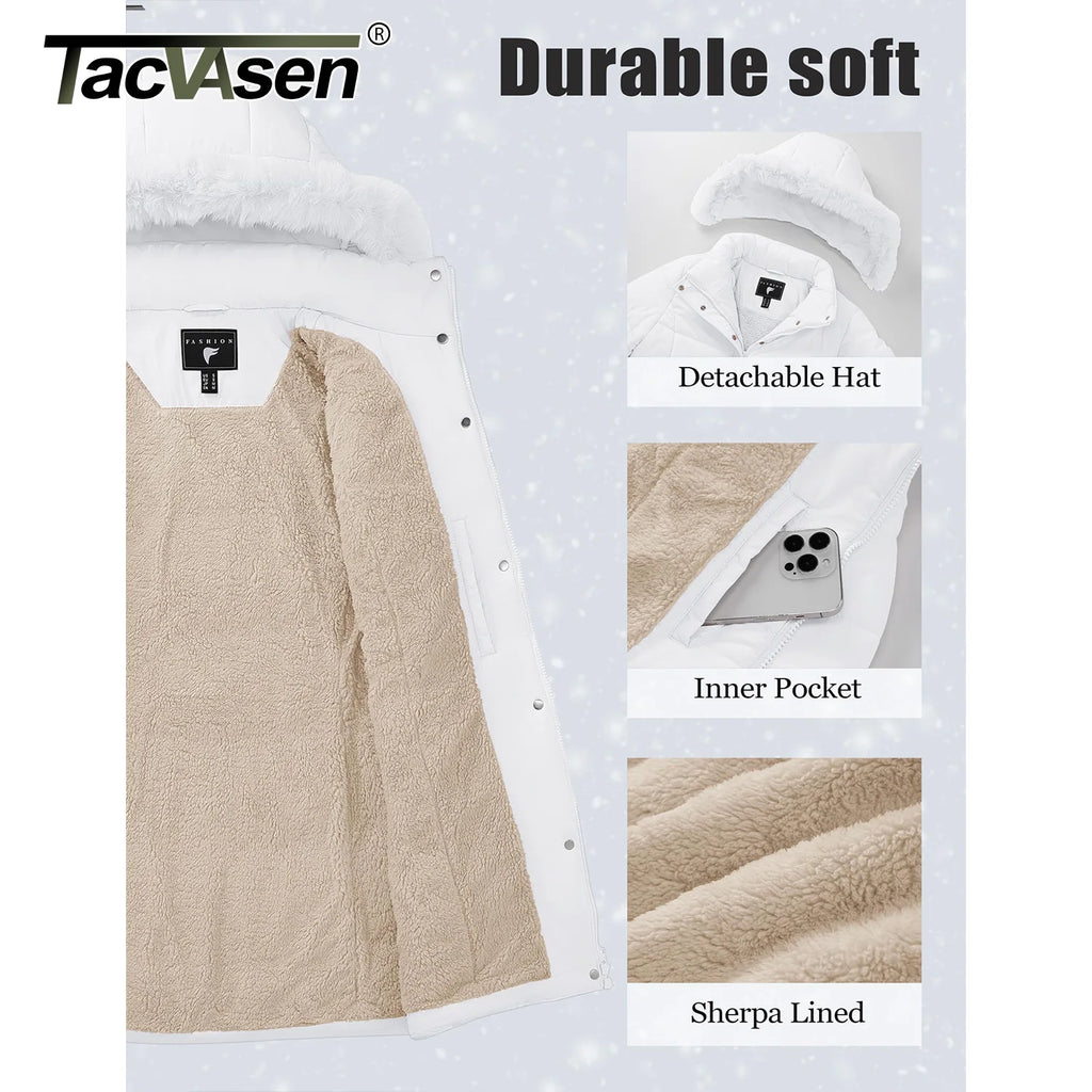 TACVASEN Women's Sherpa-Lined Winter Coat - product image 5
