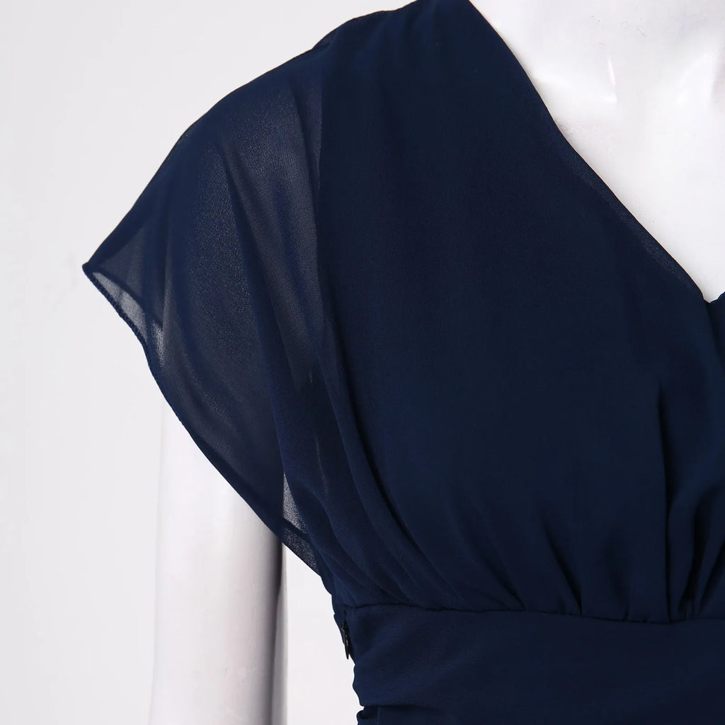 Women's Chiffon V-Neck Maxi Dress - product image 4